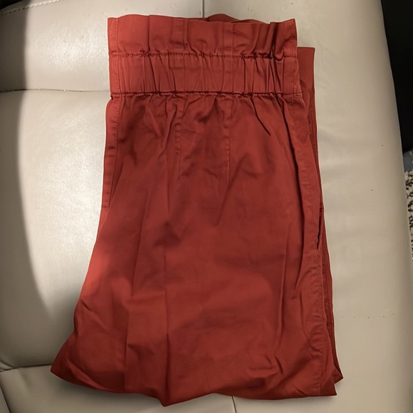 ❌SOLD ❌NWT Madewell Paperbag Tapered Pants in Red Rust - 4 - Picture 10 of 10